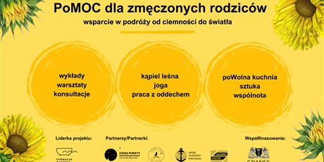 Projekt "PoMOC dla zmęczonych rodziców. Wsparcie w podróży od ciemności do światła" - Fundacja Machina Zmian